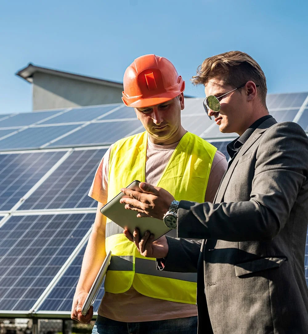 Solar grid installation for Radius Corp